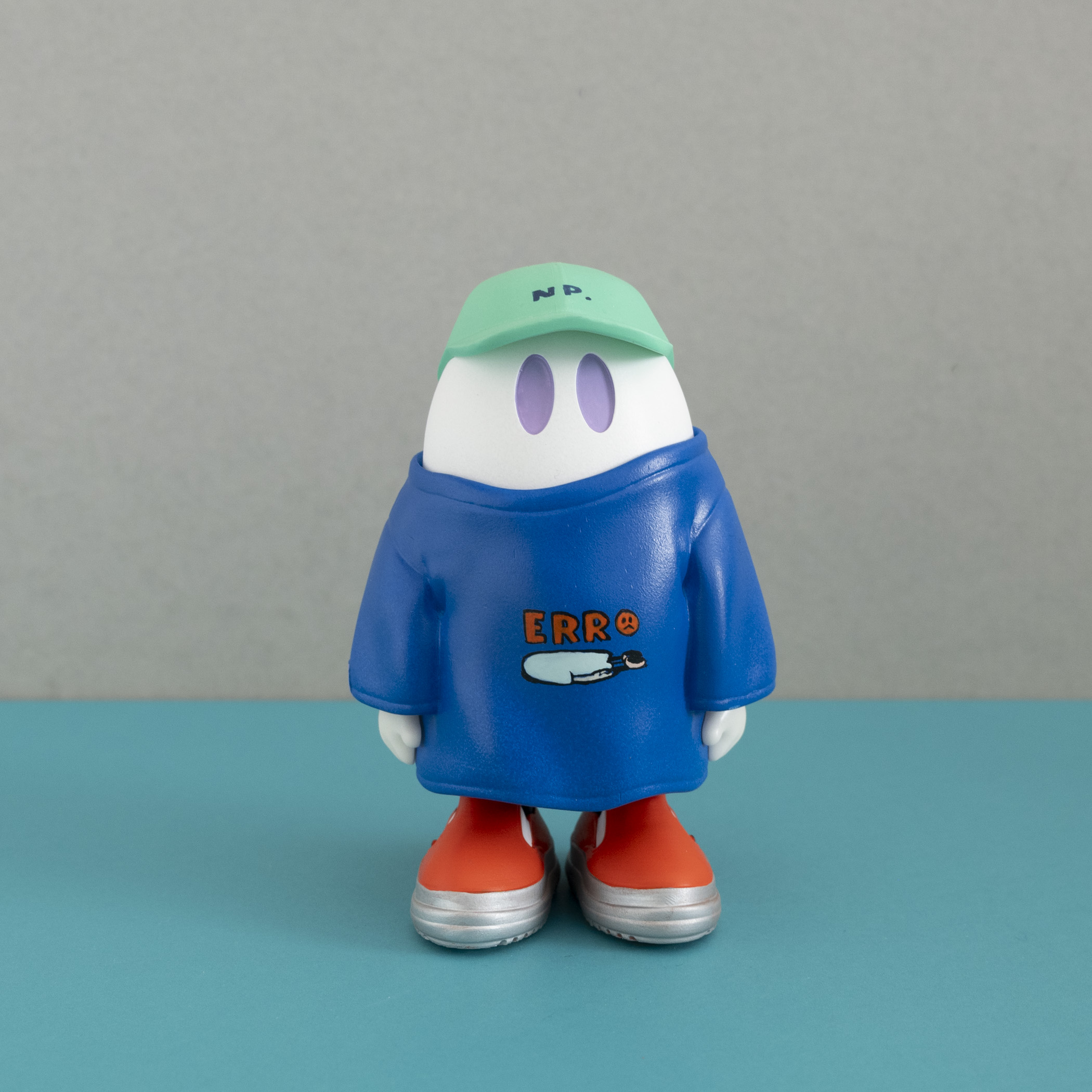 ななしのおばけちゃん　ソフビ ヘッドホンおばけちゃんソフビ[BLUE] | ななしのおばけちゃん